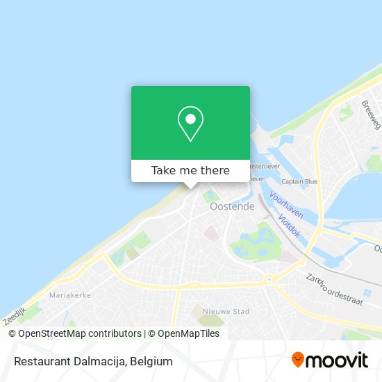 Restaurant Dalmacija map