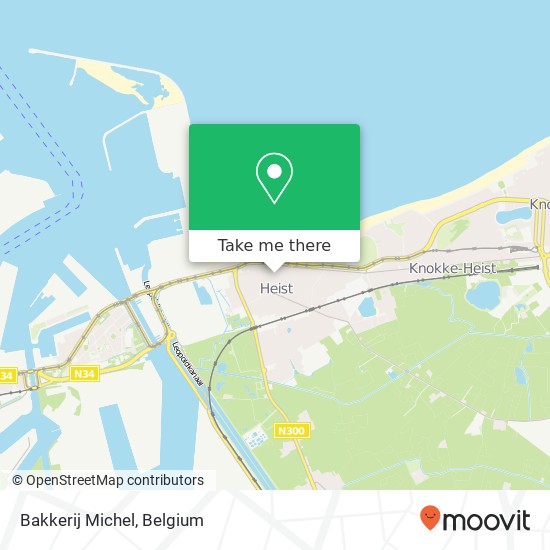 Bakkerij Michel, Kursaalstraat 35 8301 Knokke-Heist map