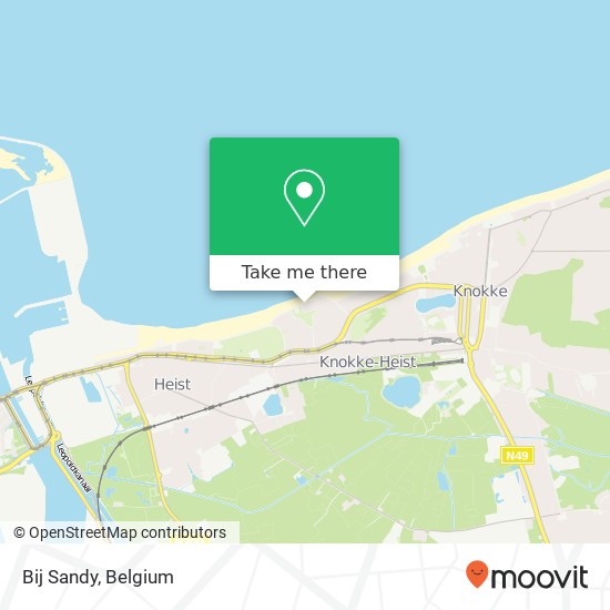 Bij Sandy, Zeedijk-Duinbergen 393 8301 Knokke-Heist map