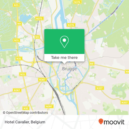Hotel Cavalier map