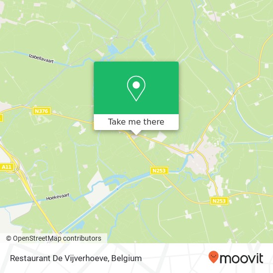 Restaurant De Vijverhoeve map