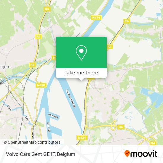 Volvo Cars Gent GE IT map