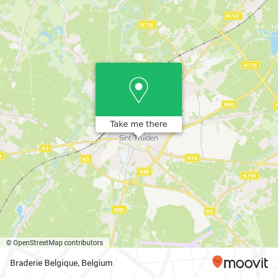 Braderie Belgique map