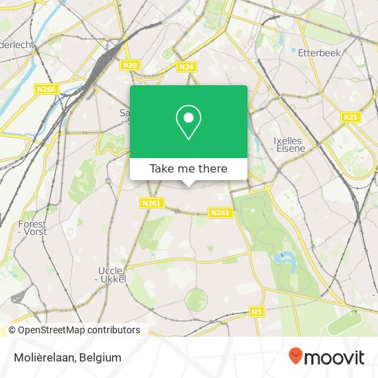 Molièrelaan map