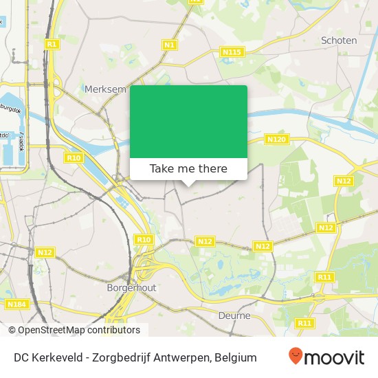 DC Kerkeveld - Zorgbedrijf Antwerpen plan