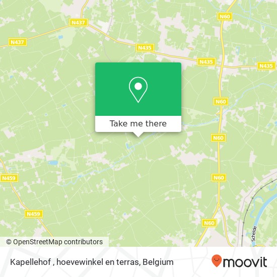 Kapellehof , hoevewinkel en terras map