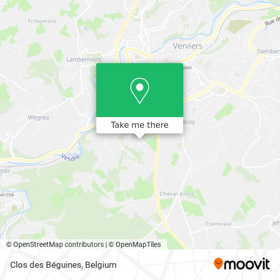 Clos des Béguines plan