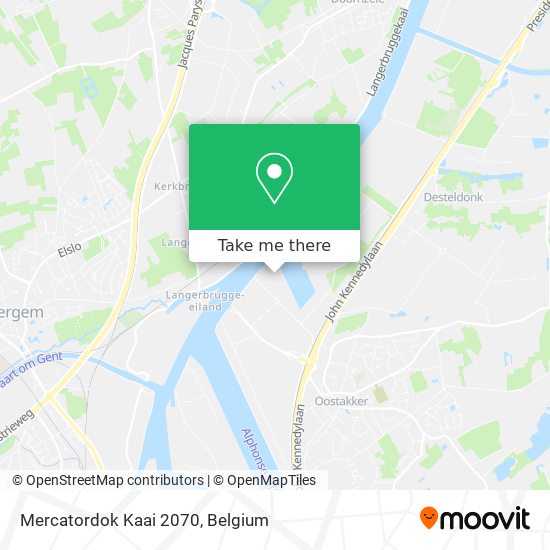 Mercatordok Kaai 2070 plan