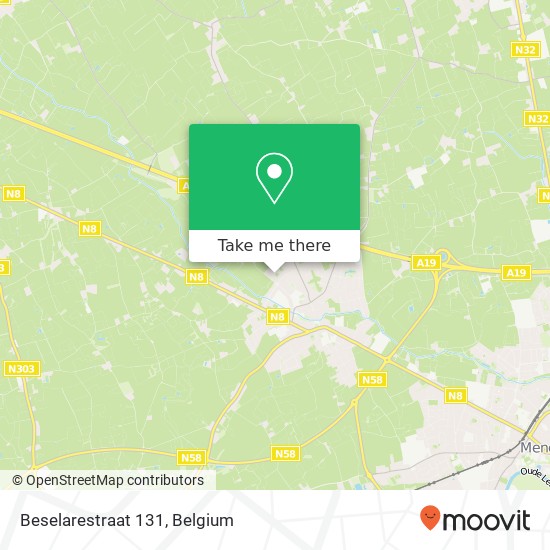 Beselarestraat 131 map