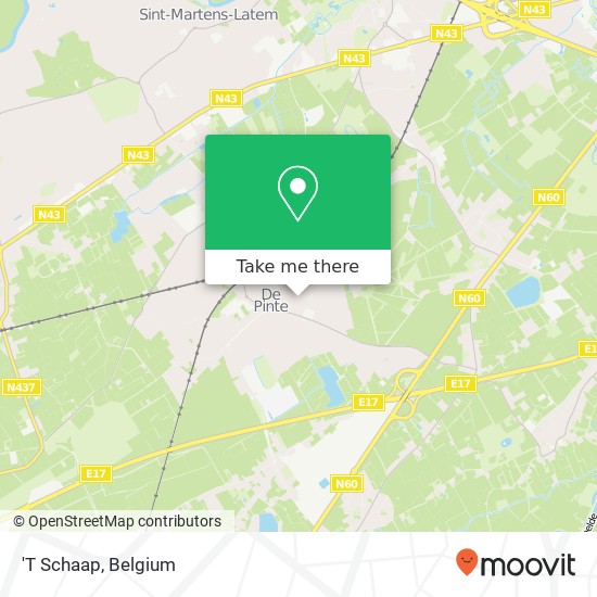 'T Schaap map