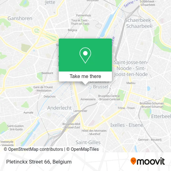 Pletinckx Street 66 map