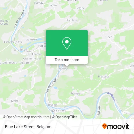 Rue du Lac Bleu plan