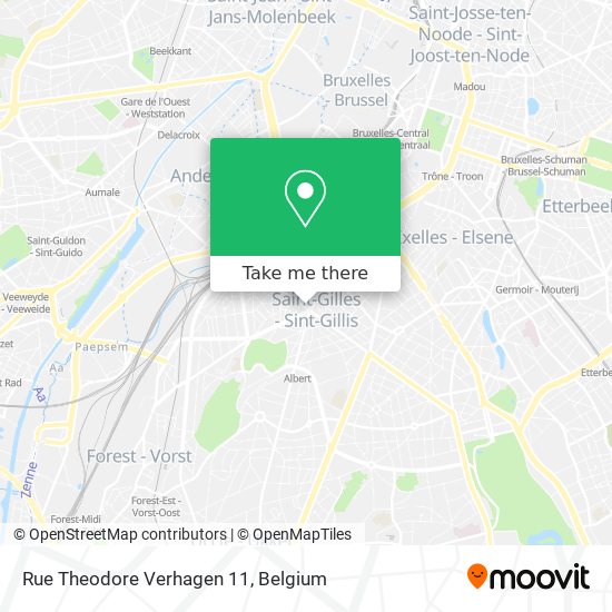 Rue Theodore Verhagen 11 map