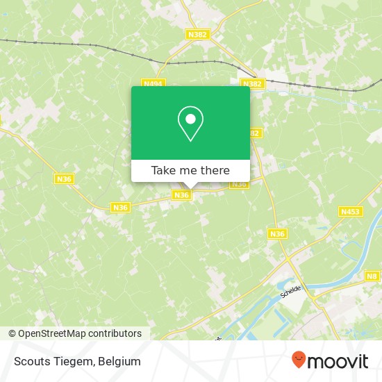 Scouts Tiegem plan