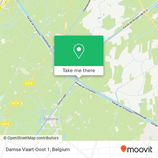 Damse Vaart-Oost 1 map