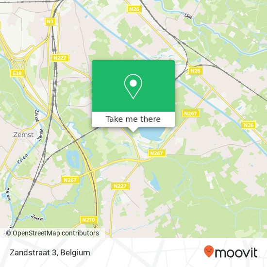 Zandstraat 3 map