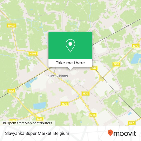 Slavyanka Super Market map