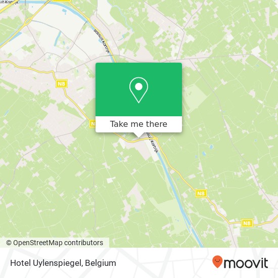 Hotel Uylenspiegel map