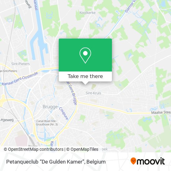 Petanqueclub “De Gulden Kamer” map