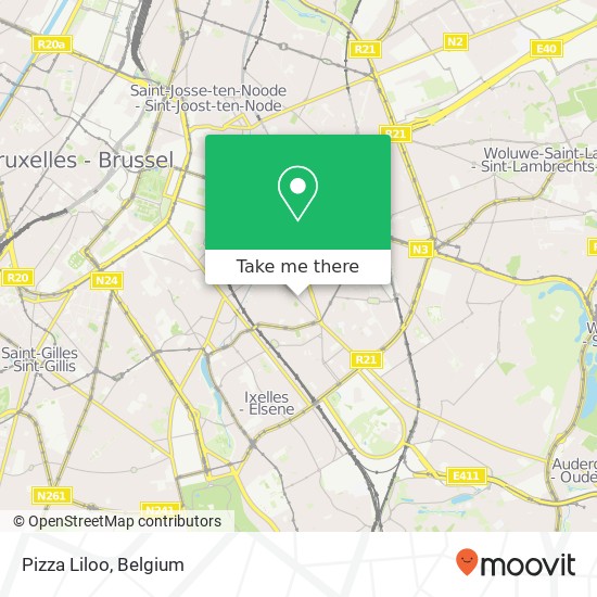 Pizza Liloo map