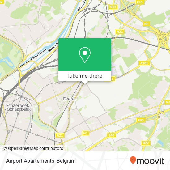 Airport Apartements map