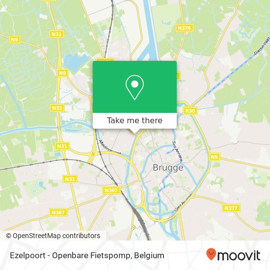 Ezelpoort - Openbare Fietspomp map