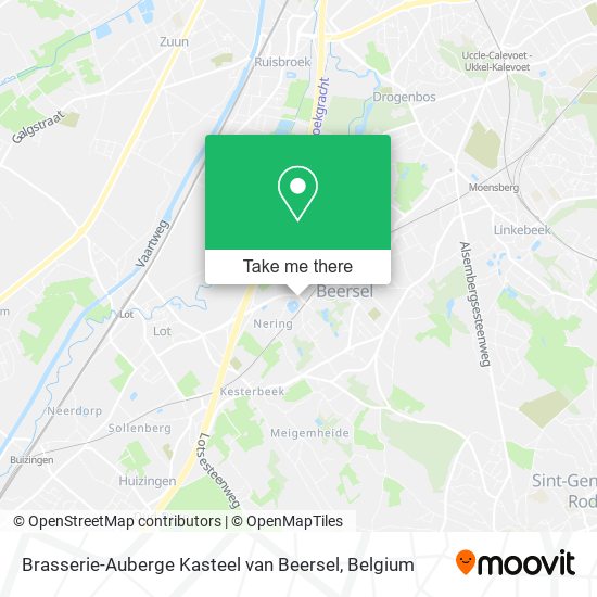 Brasserie-Auberge Kasteel van Beersel map