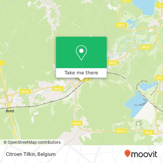 Citroen Tilkin map