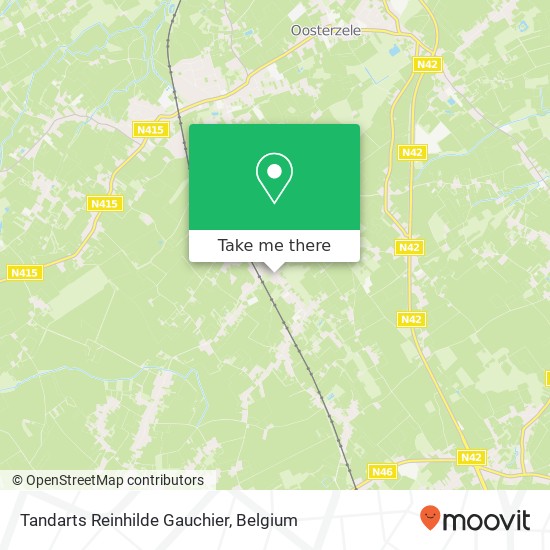 Tandarts Reinhilde Gauchier map