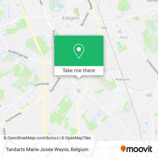 Tandarts Marie-Josée Weyns map