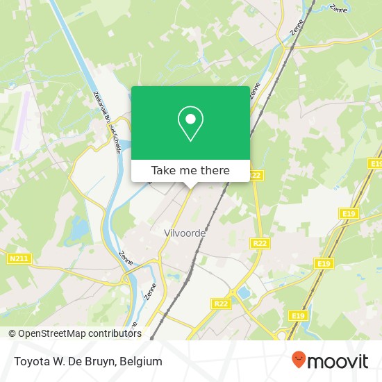 Toyota W. De Bruyn map