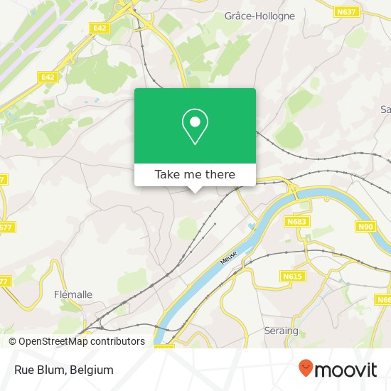 Rue Blum map