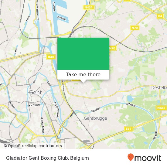 Gladiator Gent Boxing Club plan
