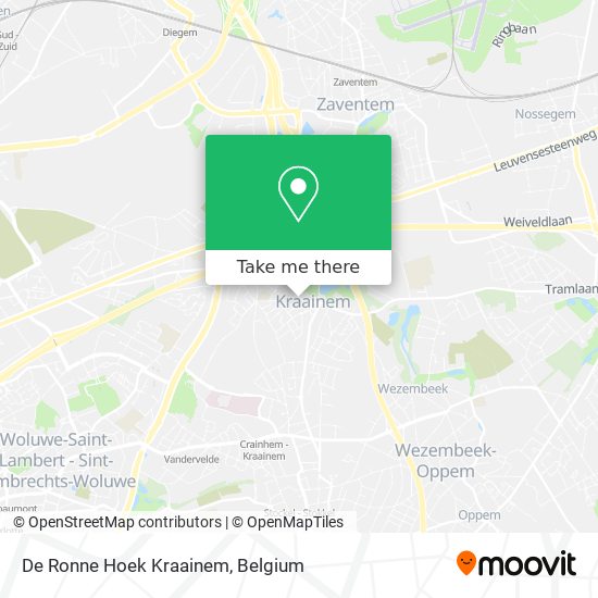De Ronne Hoek Kraainem plan