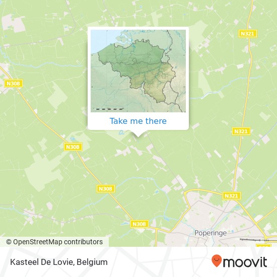 Kasteel De Lovie map