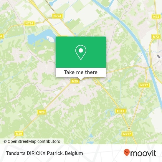 Tandarts DIRICKX Patrick map