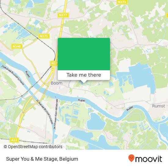 Super You & Me Stage plan