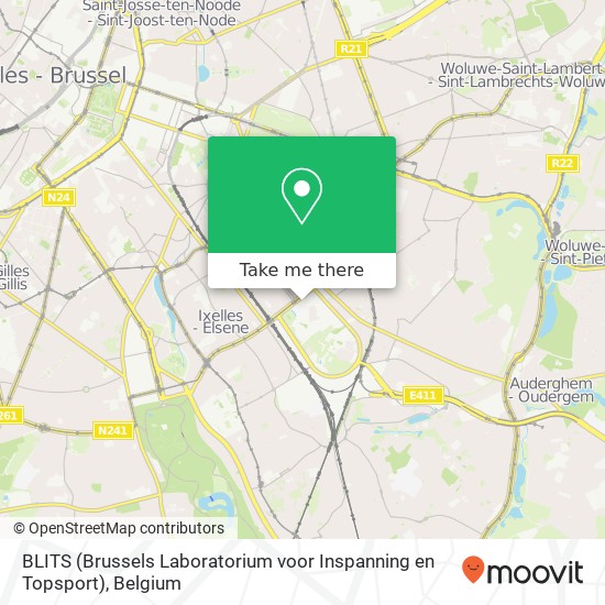 BLITS (Brussels Laboratorium voor Inspanning en Topsport) map