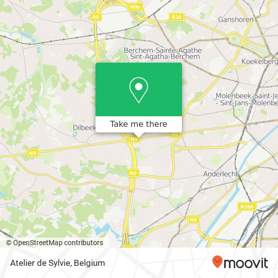 Atelier de Sylvie map