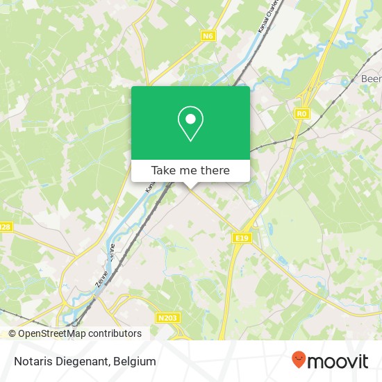 Notaris Diegenant map
