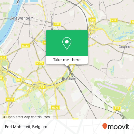 Fod Mobiliteit map