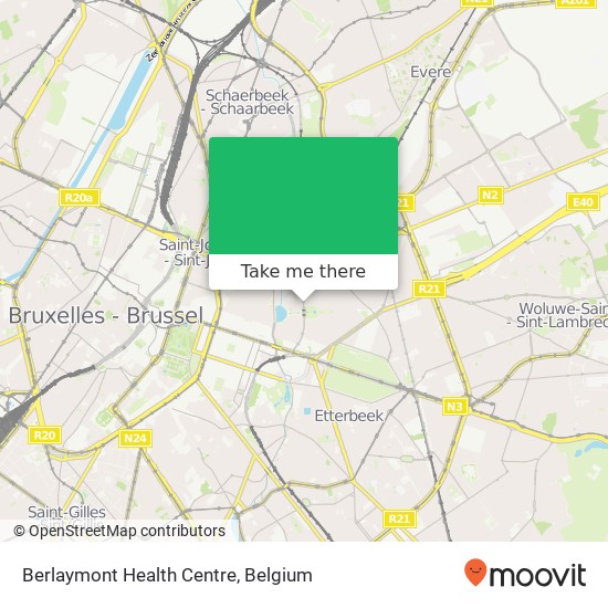 Berlaymont Health Centre map