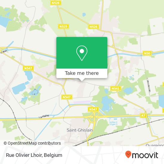Rue Olivier Lhoir map