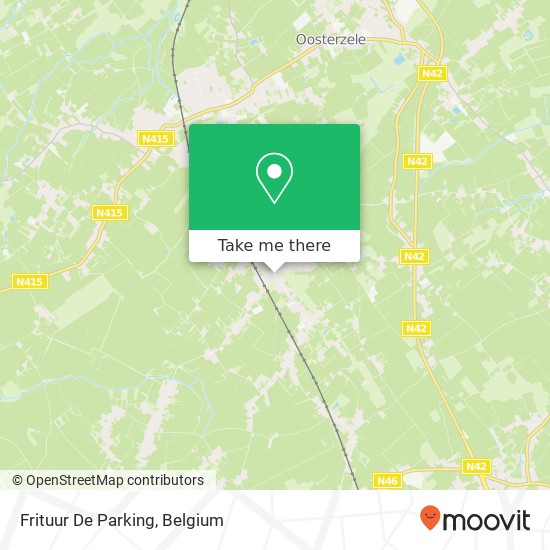 Frituur De Parking map