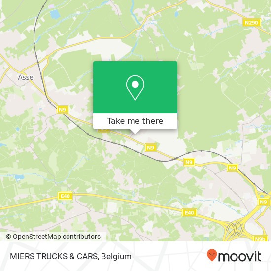 MIERS TRUCKS & CARS map