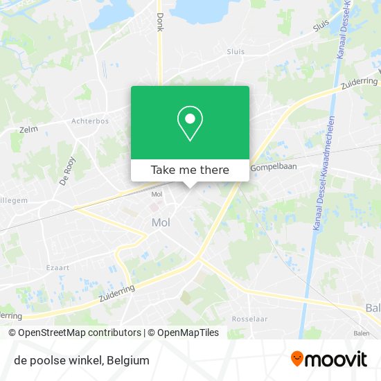 de poolse winkel map