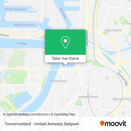 Tomorrowland - Invited Antwerp map