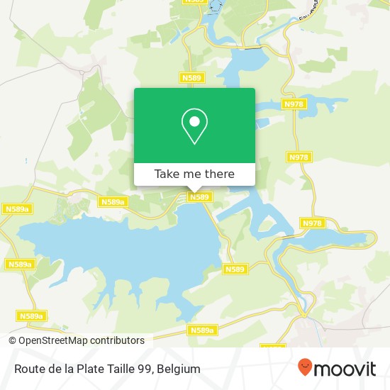 Route de la Plate Taille 99 map