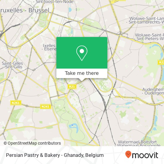 Persian Pastry & Bakery - Ghanady map