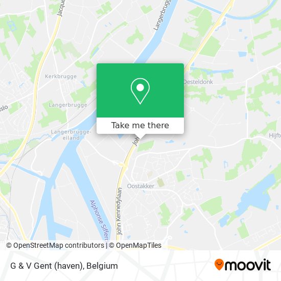 G & V Gent (haven) map